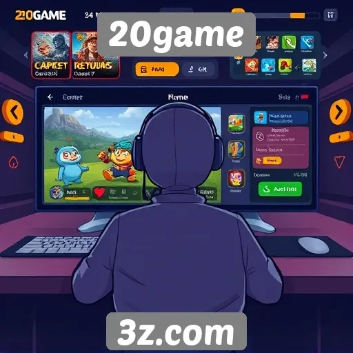 Avaliação da interface do usuário do 20game